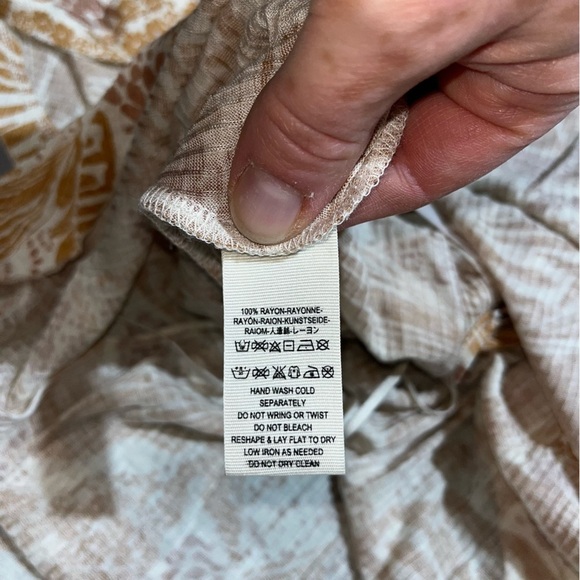 Free People NWT Sugarcane Crisscross Sleeveless Boho Blouse Tank Top Size Small - Picture 7 of 8